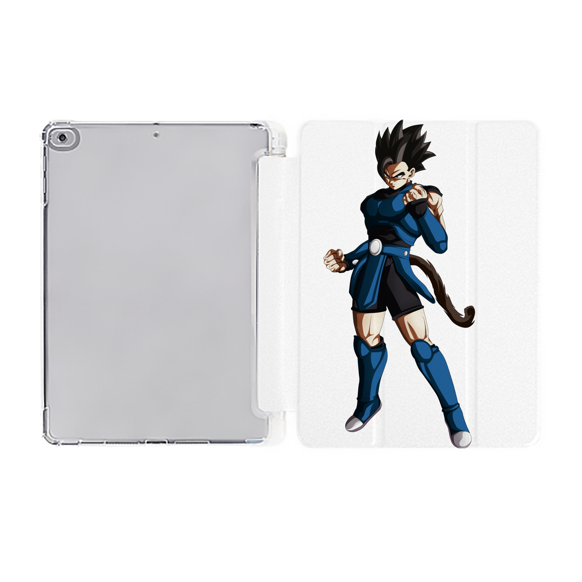 （画像用） ドラゴンボール 孫 悟飯（そんごはん）DRAGON BALL Son Gohan IPad ケース ペン収納付き 三つ折りスタンド PUレザー×シリコン 対応機種9.5/10.5/10.9インチ